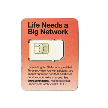 UK Thre SIM cards