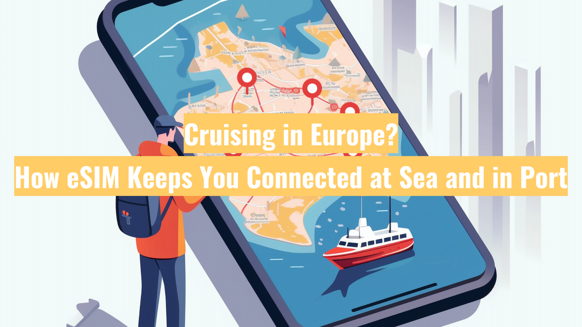 Kreuzfahrt in Europa? So bleiben Sie mit eSIM auf See und im Hafen verbunden.