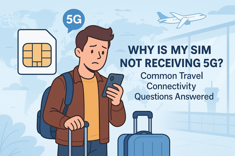Warum empfängt meine SIM-Karte kein 5G? Antworten auf häufig gestellte Fragen zur Reisekonnektivität