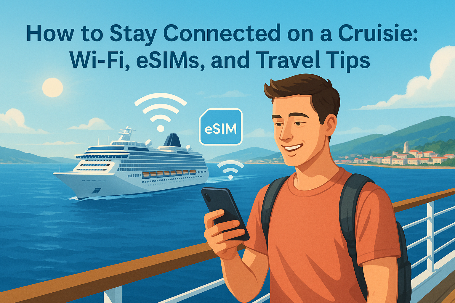 How to Stay Connected on a Cruise: Wi-Fi, eSIMs, and Travel Tips