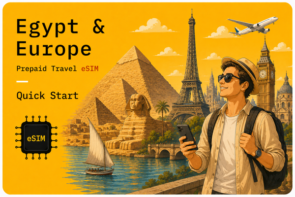 Ägypten Prepaid eSIM Benutzerhandbuch - Vodafone