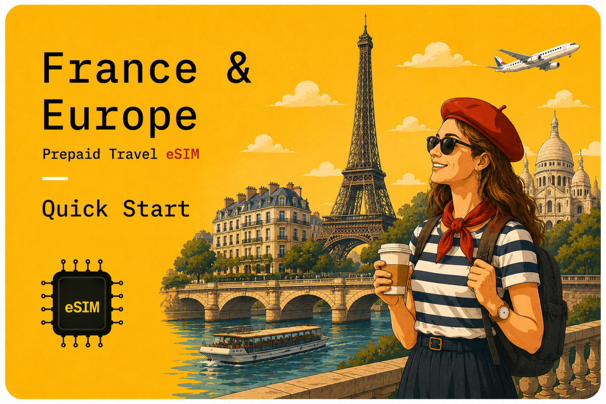 Orange France Holiday Europe Reise-SIM-Karte – Benutzerhandbuch