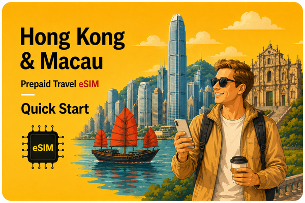 Hongkong & Macau Prepaid-eSIM Benutzerhandbuch