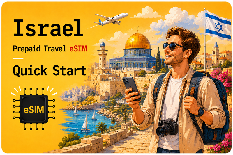 Hot Mobile Israel Prepaid eSIM Benutzerhandbuch