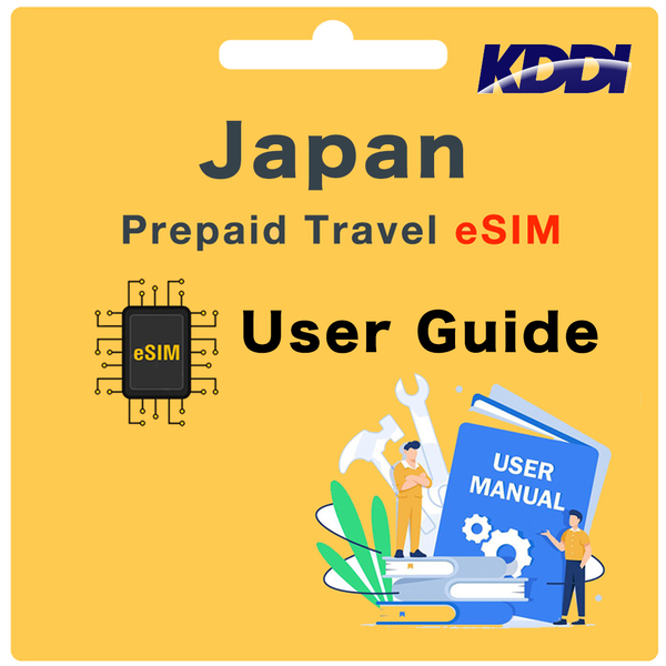 Japan Prepaid Travel eSIM Card - KDDI