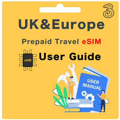 Guía de Usuario de eSIM Prepagada Three UK & Europa