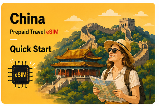 Benutzerhandbuch für Prepaid-eSIM-Karten aus China (Hongkong & Macau)