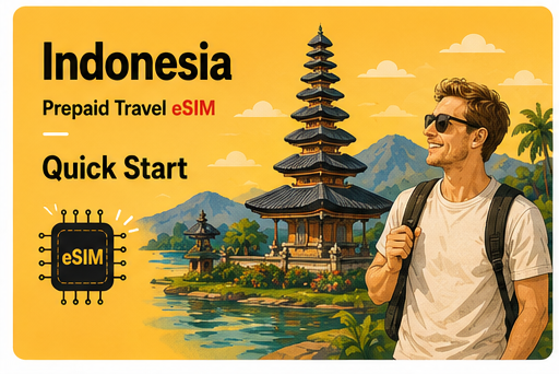 Telkomsel Indonesien & Bali Prepaid eSIM Benutzerhandbuch