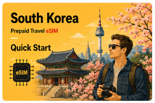 South Korea Prepaid eSIM User Guide