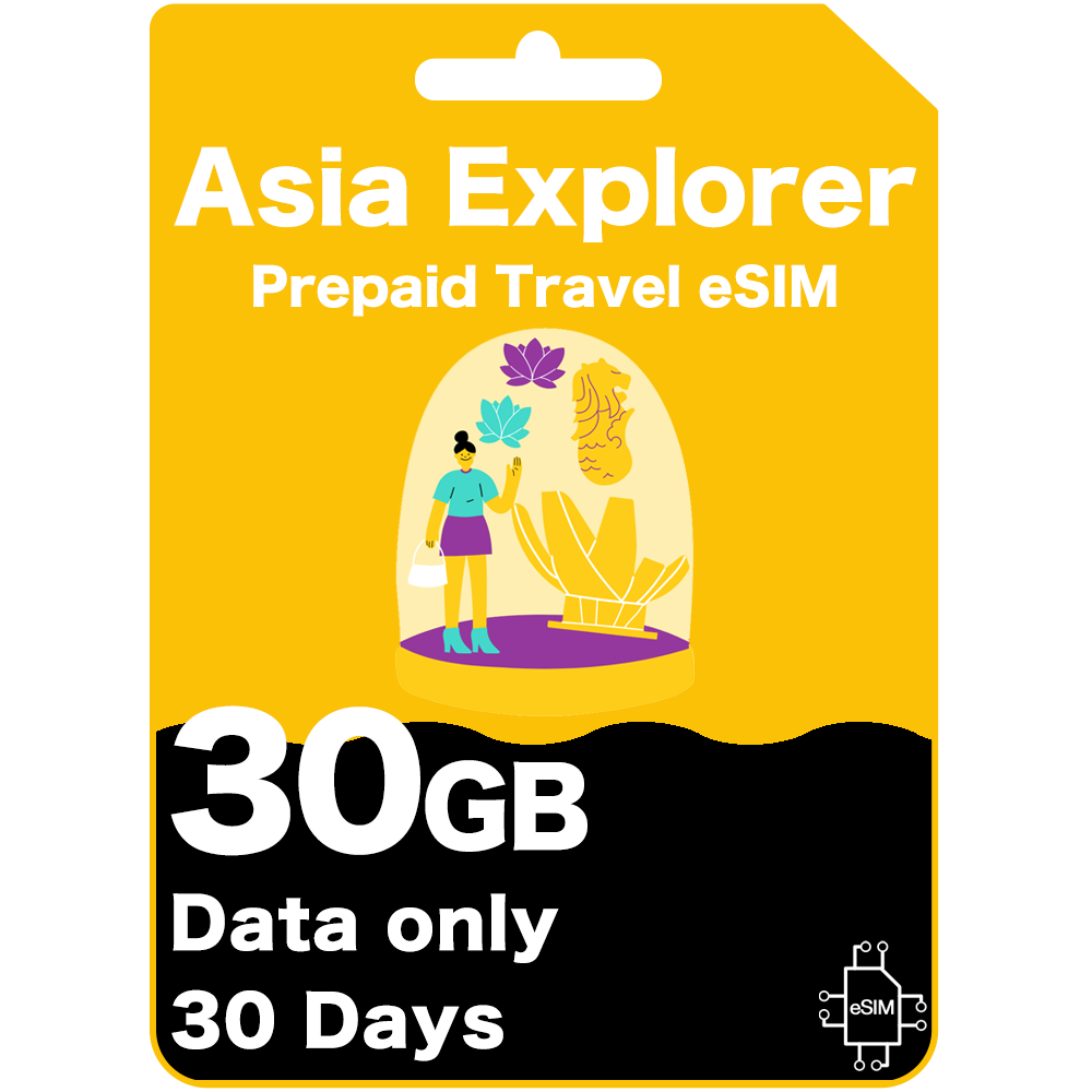 Esim for asia travel | Mapsru.com