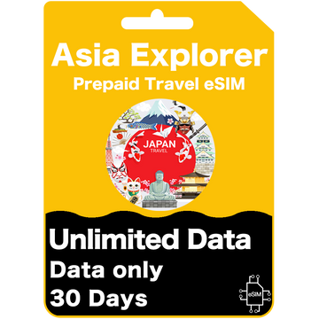 Asia Explorer Prepaid Reise-eSIM Karte