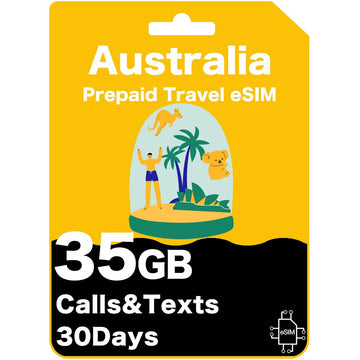 eSIM prepago con red Vodafone Australia