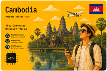 Cambodia Prepaid Travel eSIM Card