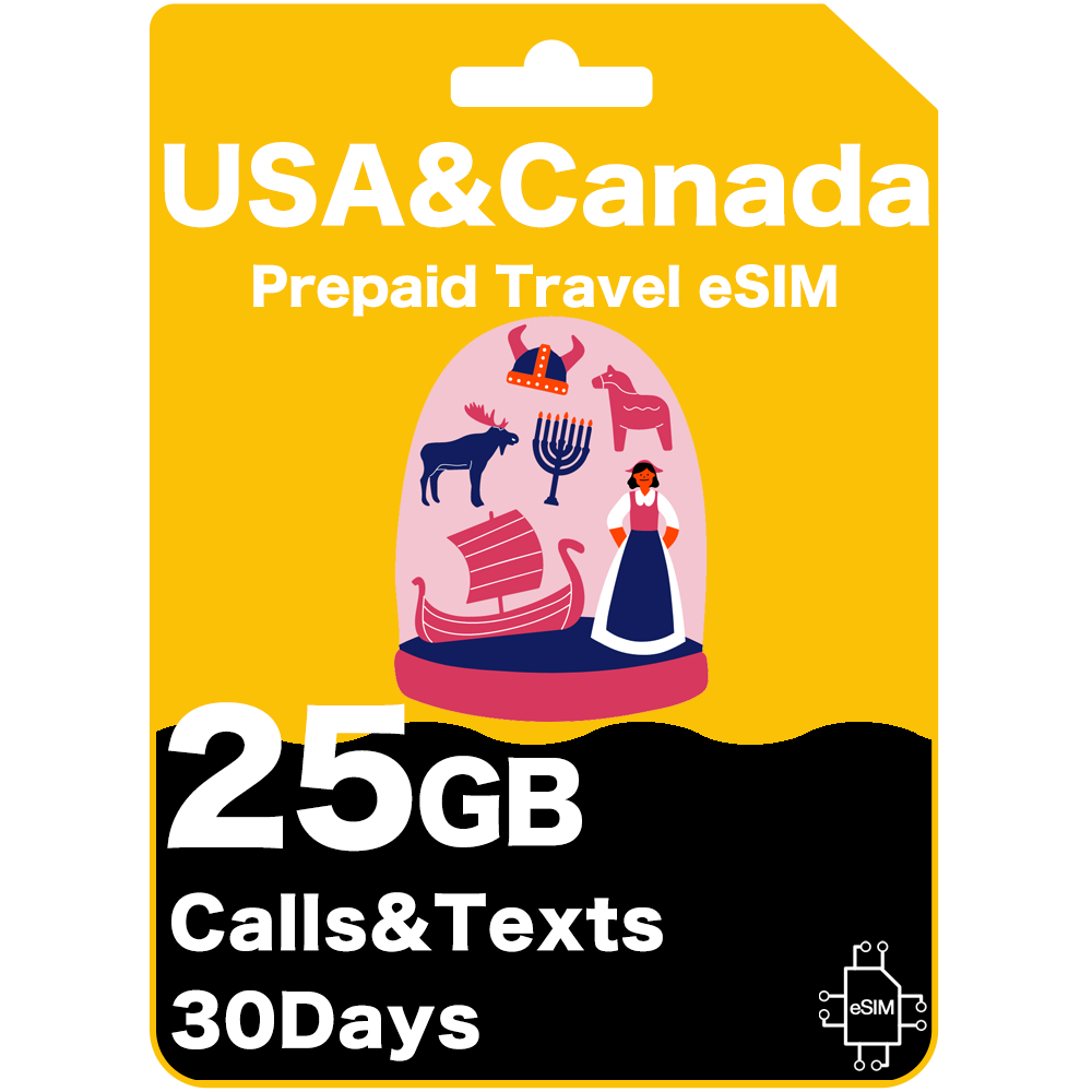 Canada Travel eSIM - 25GB Data | $89.90 | AT&T
