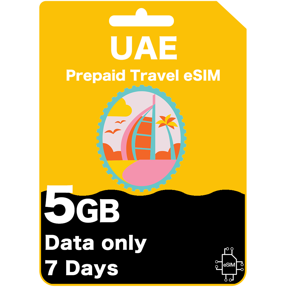 Dubai travel eSIM card