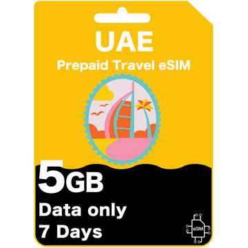 Dubai travel eSIM card