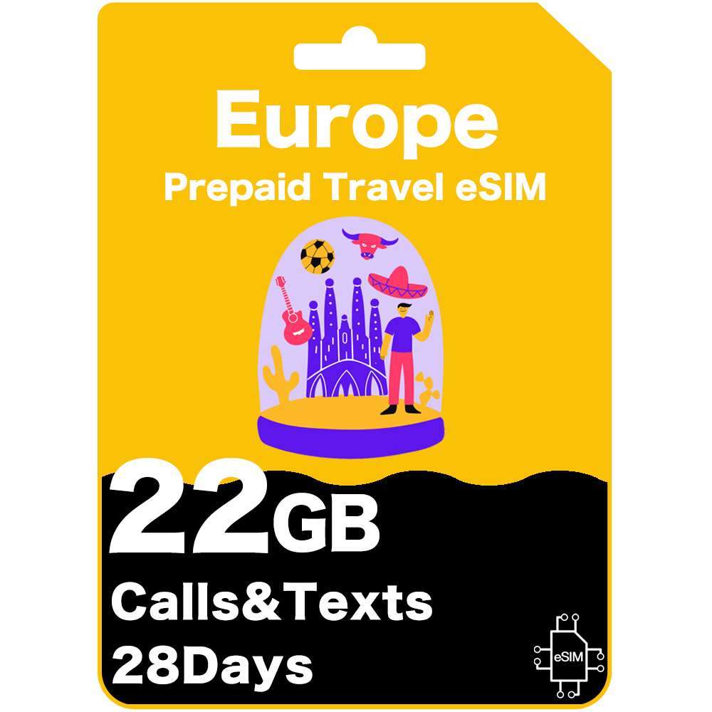 europe travel esim card - orange