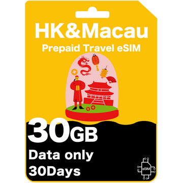 HK Macau travel eSIM card