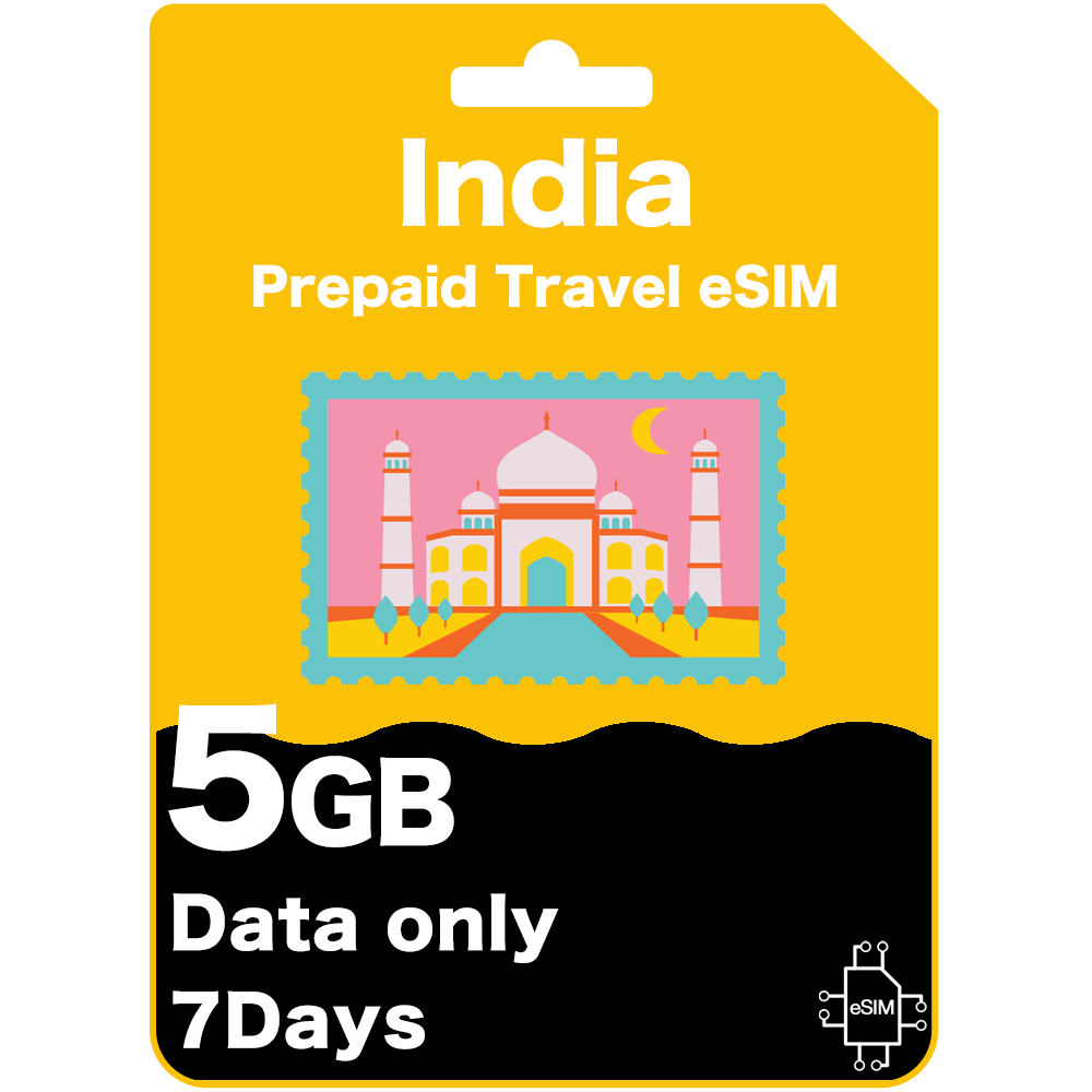 India Prepaid Travel eSIM Card