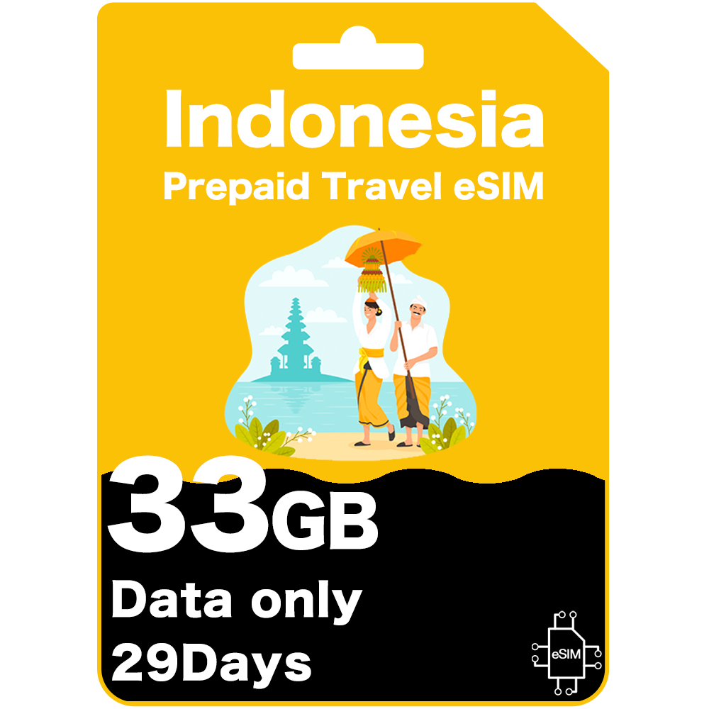 Bali Prepaid Travel eSIM - Three