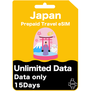 eSIM de Viaje Prepagada para Japón - au