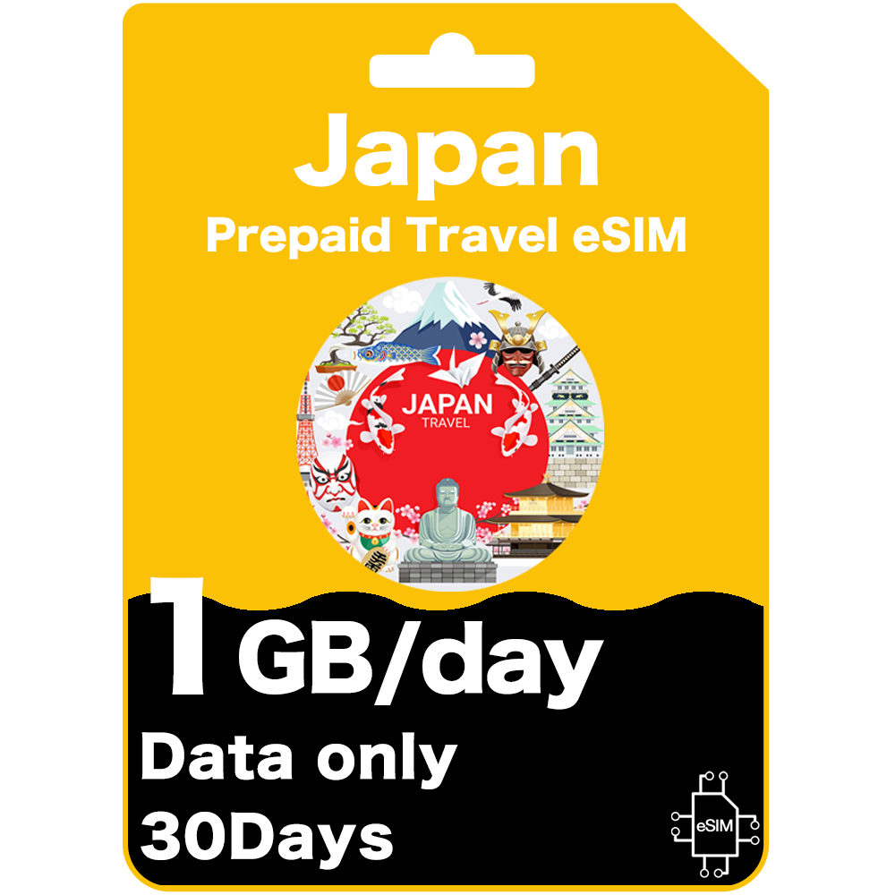 Japan Prepaid Travel eSIM Card