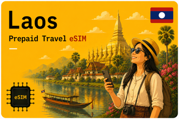 Laos Prepaid Travel eSIM Card