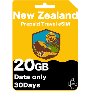 New Zealand travel eSIM card