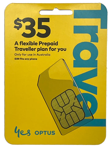 Australia Travel SIM Card 45GB 14 Days - Optus
