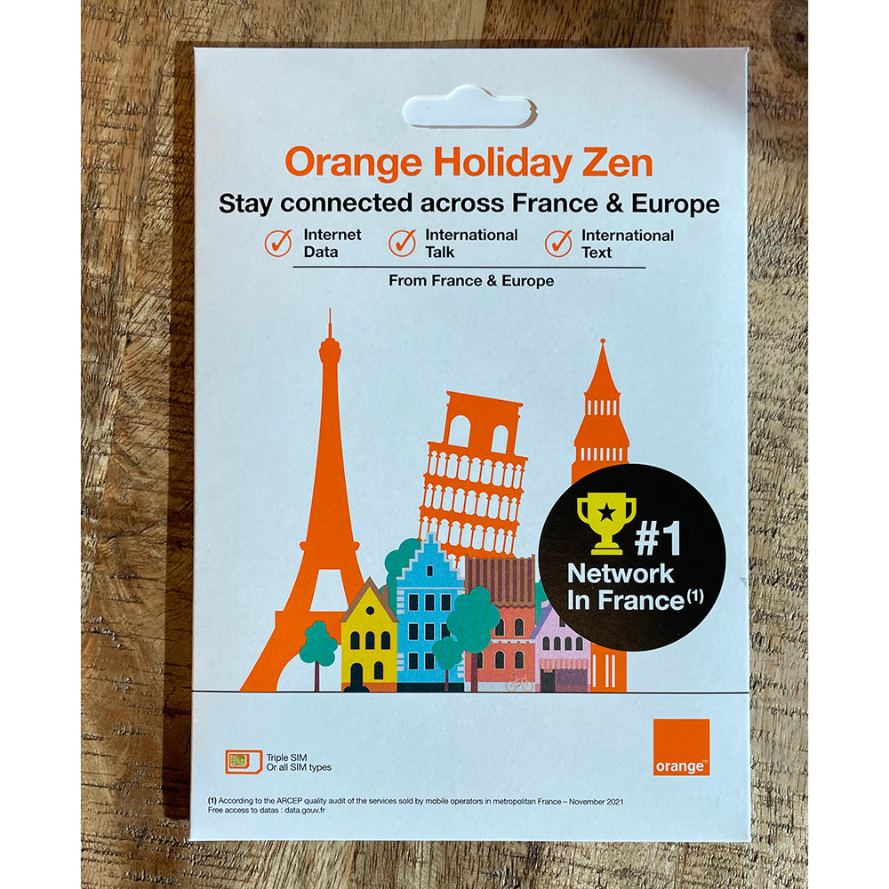 Orange Holiday Europe SIM card - 8GB