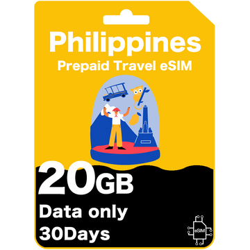 Tarjeta eSIM de viaje prepago para Filipinas