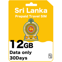 Tarjeta SIM de viaje prepago Sri Lanka