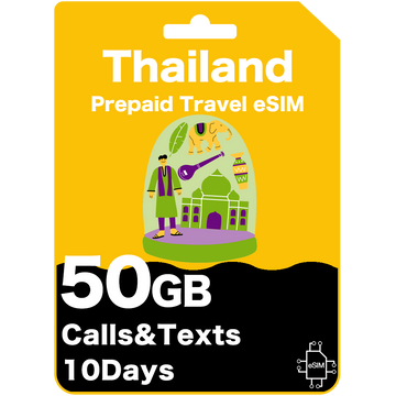 Thailand travel eSIM card - AIS Happy sim