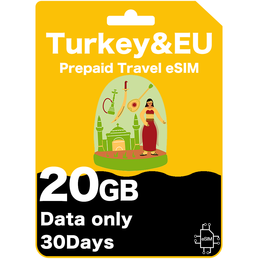 Turkey travel eSIM card