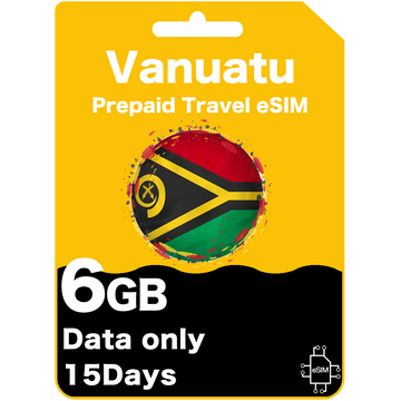 eSIM Prepagada para Viajes a Vanuatu