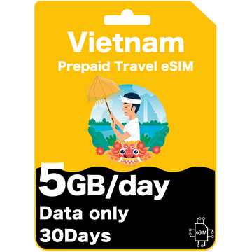 Tarjeta eSIM de Viaje Prepago para Vietnam