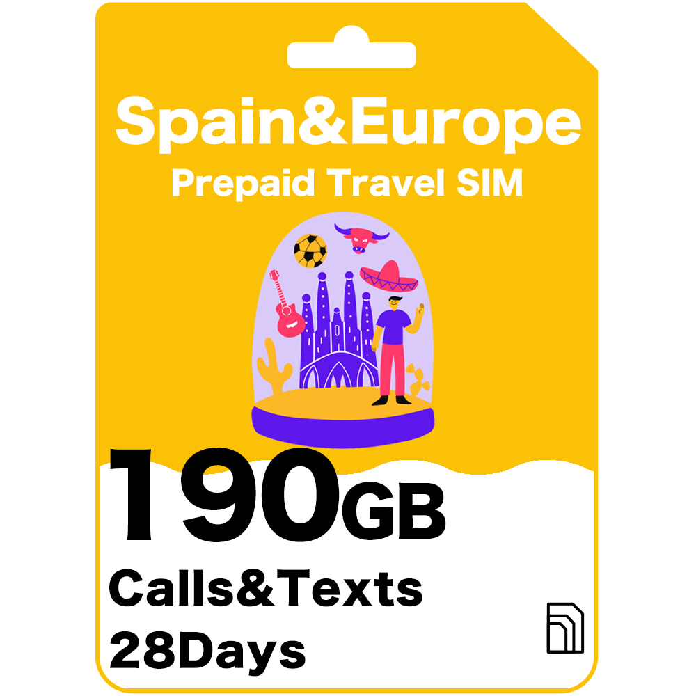 Spain travel SIM card