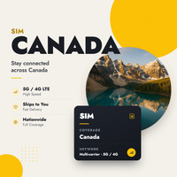 加拿大 预付费旅游 SIM 卡 AT&T