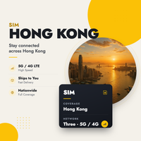Tarjeta SIM de viaje Hong Kong y Macao
