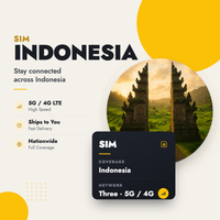 Tarjeta SIM de viaje prepago Indonesia