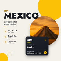メキシコ プリペイド旅行 SIMカード AT&T