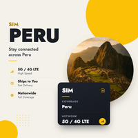 Peru Prepaid Travel SIM Card