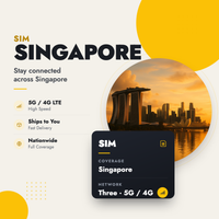 Tarjeta SIM de viaje prepago Singapur
