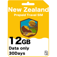 New Zealand & Australia Prepaid Travel SIM Card