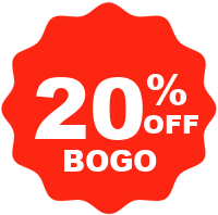 BOGO 20% OFF